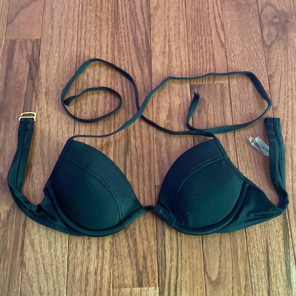Black Victoria’s Secret bathing suit top